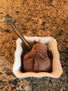 chocolate ice cream - so creamy and flavorful