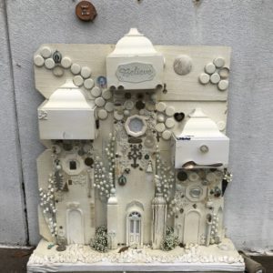 Fairy houses in Homewood - each fairy house is unique