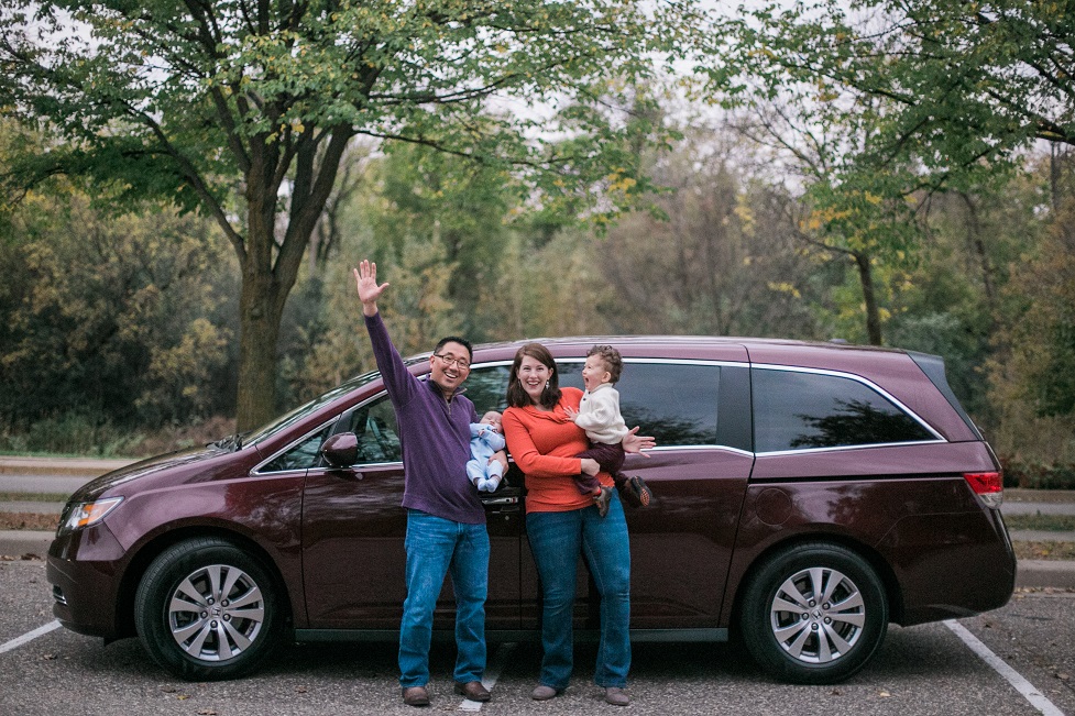 Family vacation is made easier with a minivan!