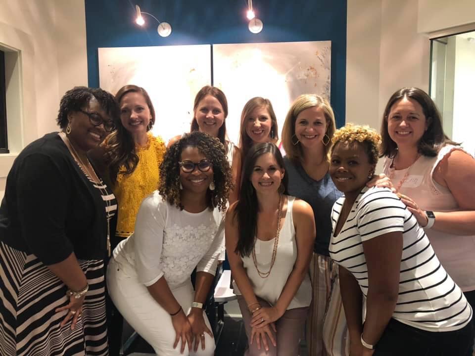8 more Ideas for a fun moms' night out in Birmingham - Birmingham Moms Blog contributors hanging out