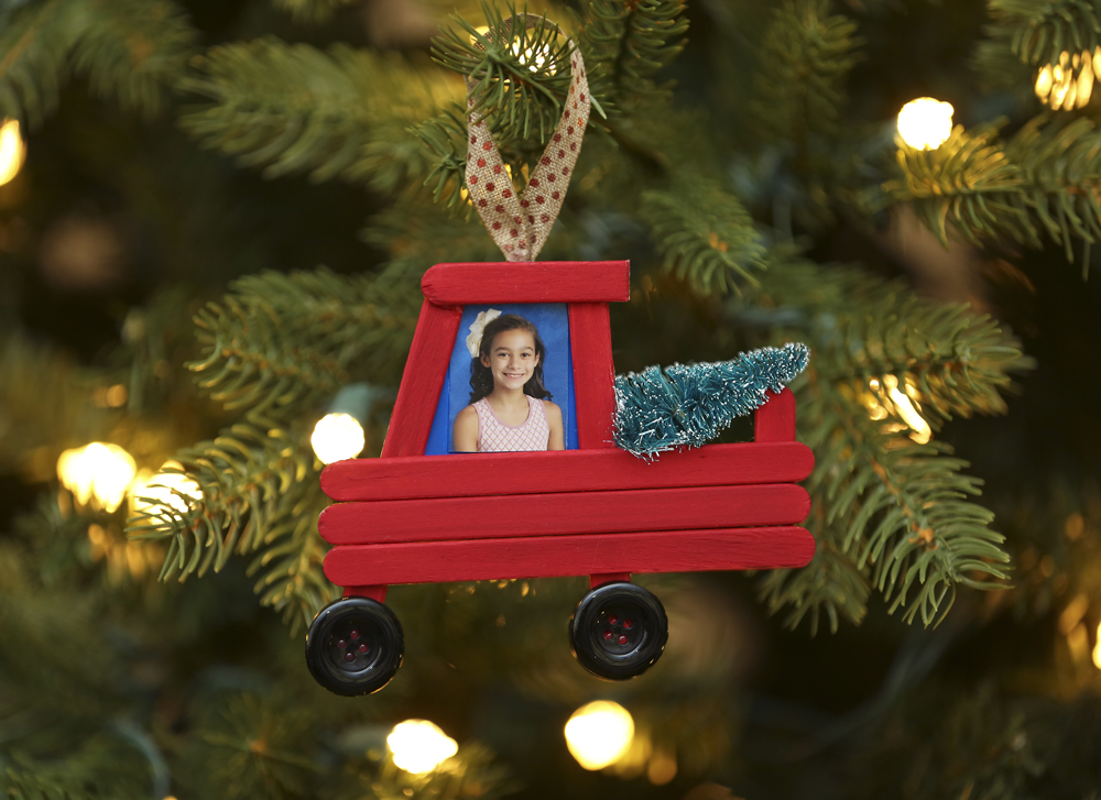 Christmas crafts - popsicle truck