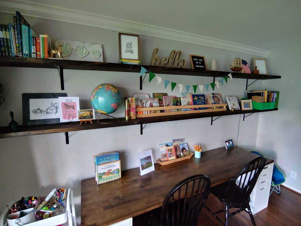 Create a home learning space on a budget