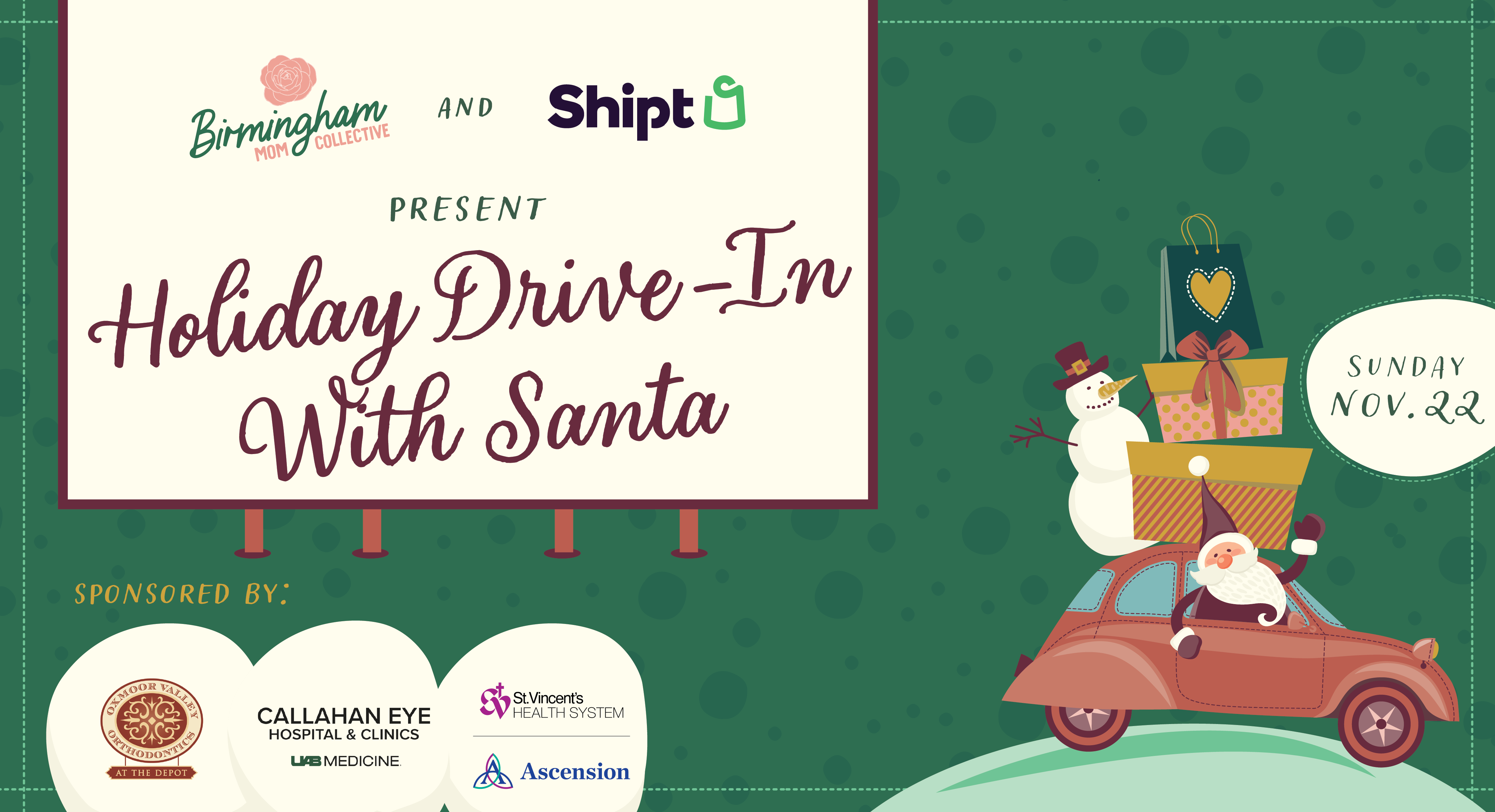 Holiday Drive-In with Santa in Birmingham