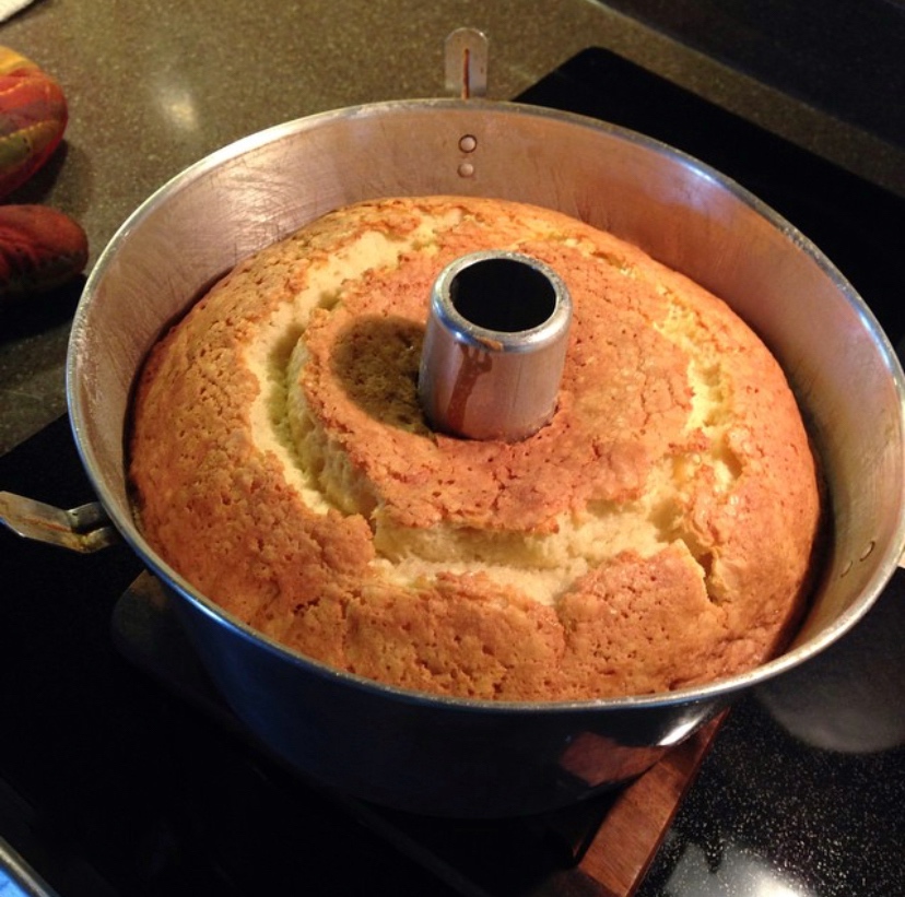 second mom - attempting the family's famous pound cake