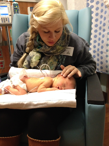 Spina bifida - visiting newborn Andrew in the NICU