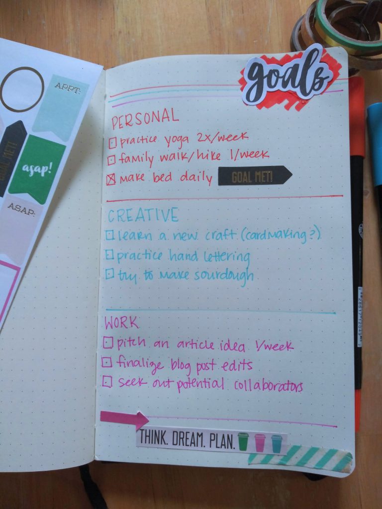 Bullet Journal Markers - The Organized Mom