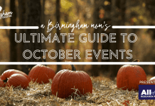 October events in Birmingham